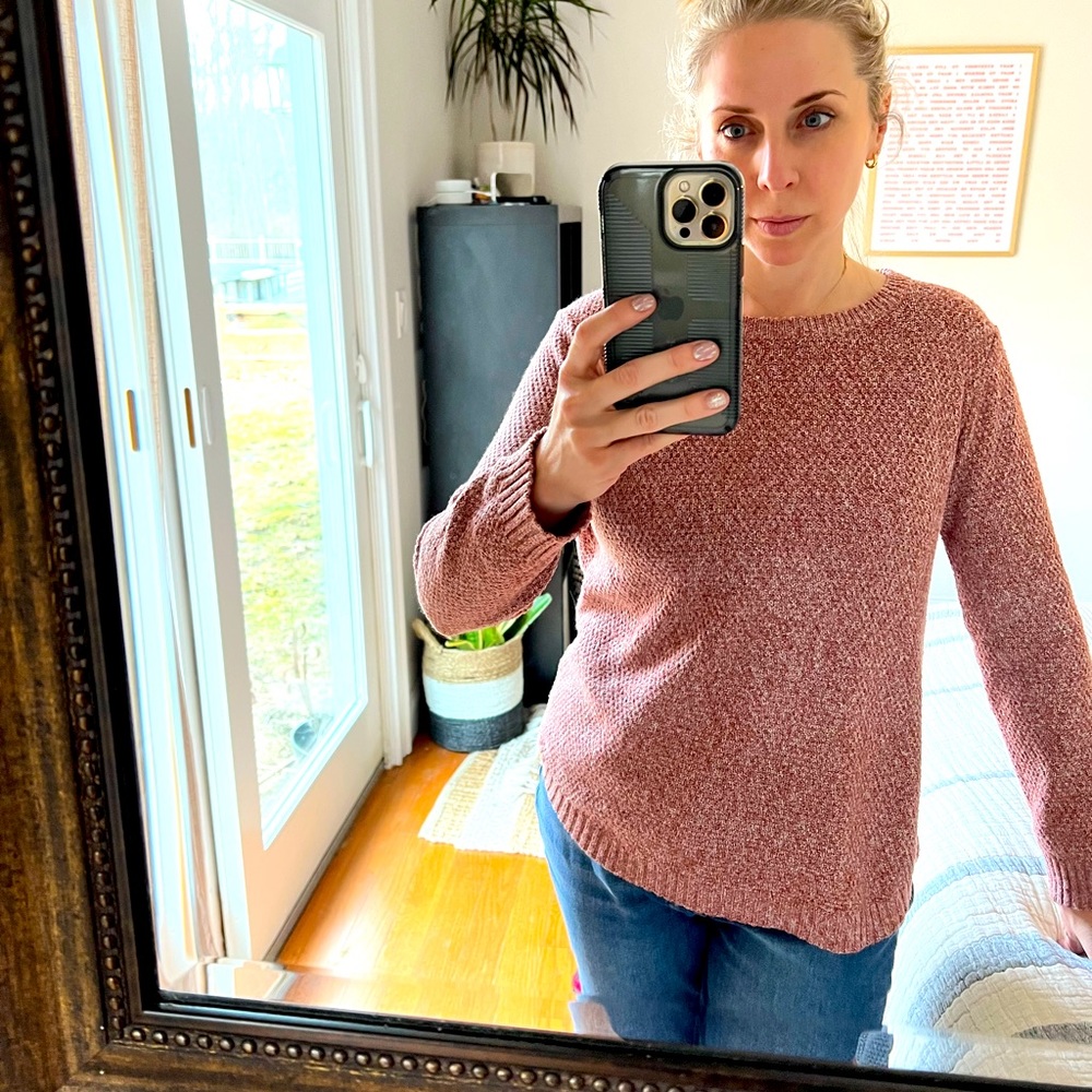 Pink Clover pink sweater